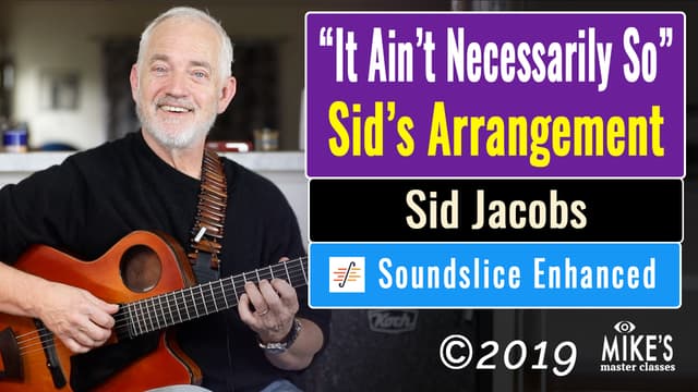It Ain't Necessarily So - Masterclass (Arrangement by Sid Jacobs)