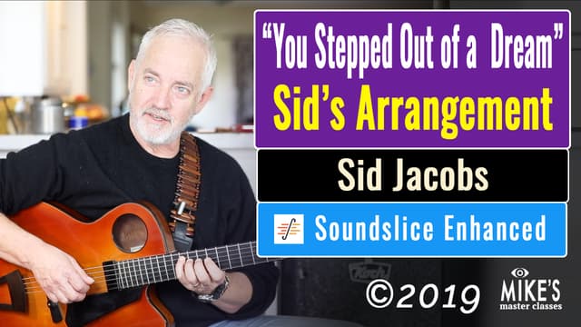 You Stepped Out of a Dream - Masterclass (Arrangement by Sid Jacobs)