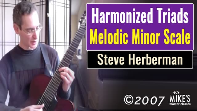 Triads and Seventh Chords of the Melodic Minor Scale