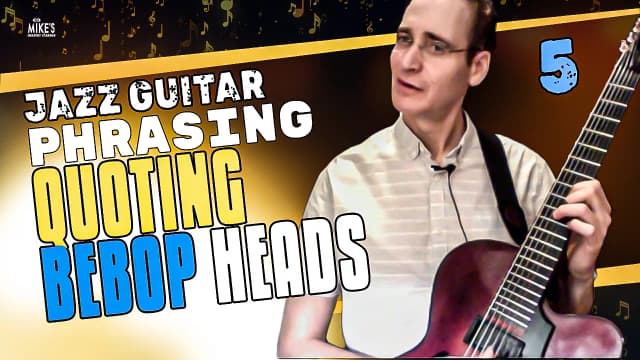 Jazz Phrasing Part 5: "Quoting" Bebop Heads and Standard Tunes (For All Instruments)