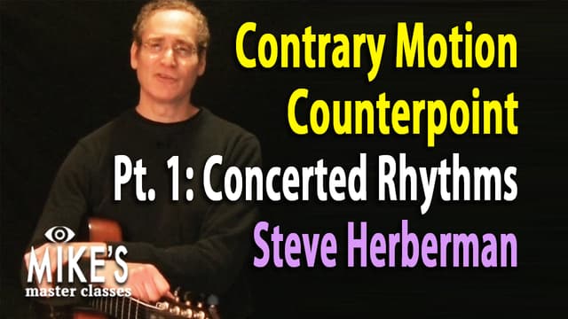 Contrary Motion Counterpoint part 1: Concerted Rhythms