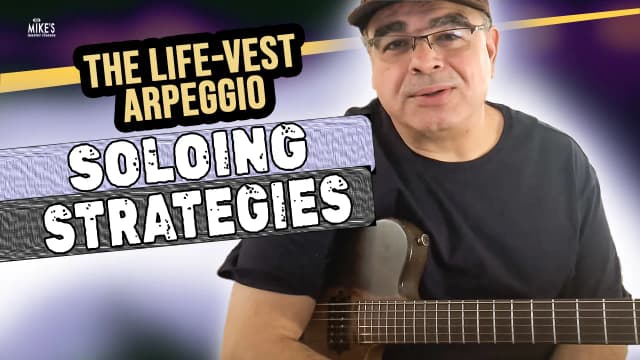 Practicing the Life-Vest Arpeggio (Days of Wine and Roses)