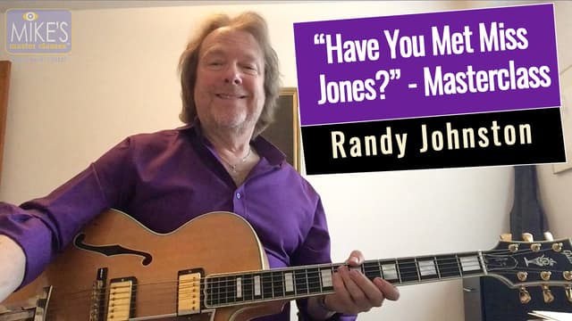 "Have You Met Miss Jones?" - Masterclass