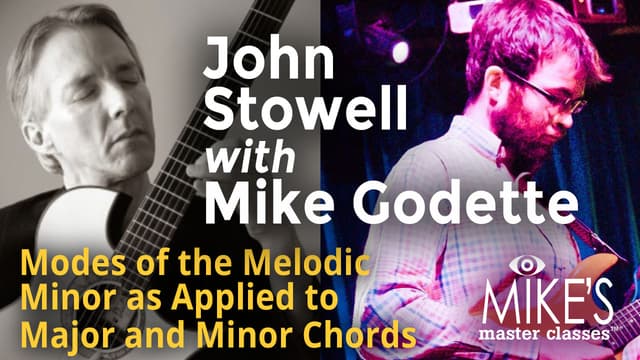 Modes of the Melodic Minor as Applied to Major and Minor Chords (#2)